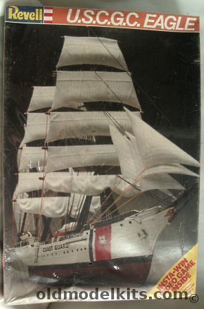 Revell 1/254 U.S.C.G. Cutter Eagle with Sails, 5411 plastic model kit